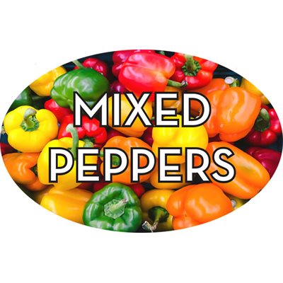 Mixed Peppers Labels