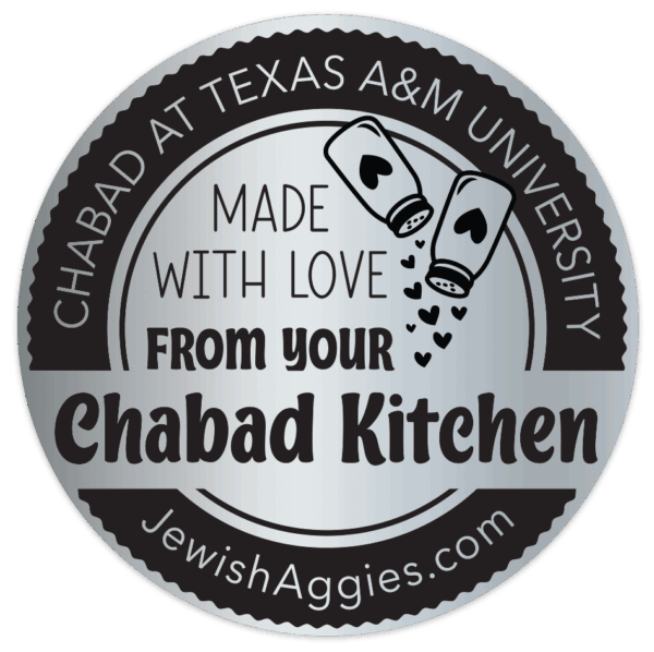 Custom Printed "Chabad Kitchen"  Stickers With Your Name - Image 5