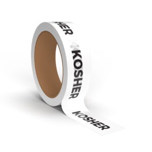 preprinted kosher tape